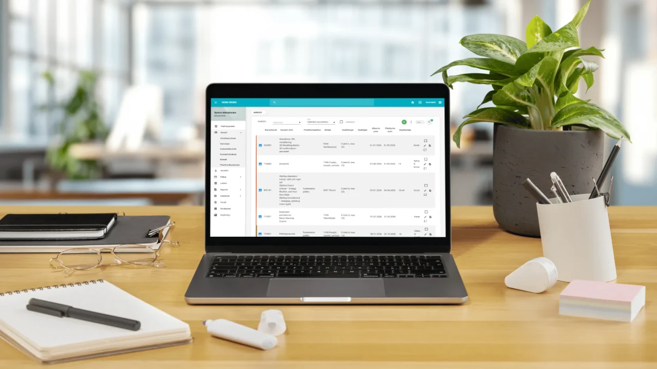 ekurs dashboard